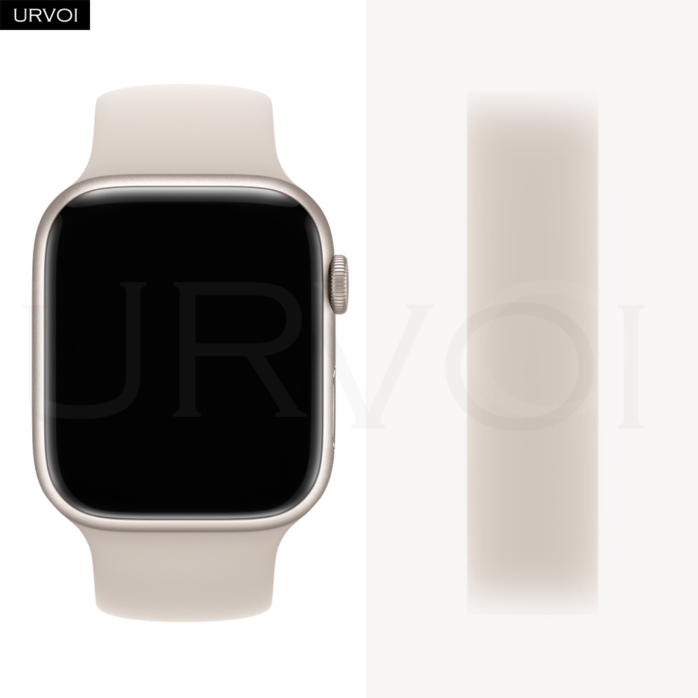 Solo Loop Strap - URVOI Silicone Loop for Apple Watch
