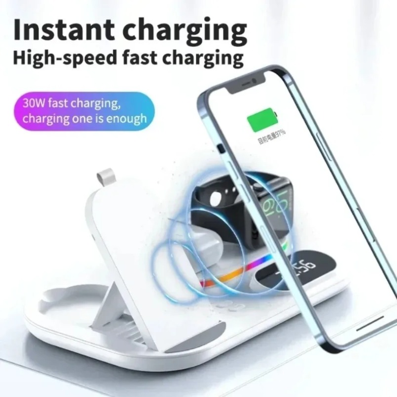Watch Charger Cable - Wireless Phone Charger 15W Qi Certified