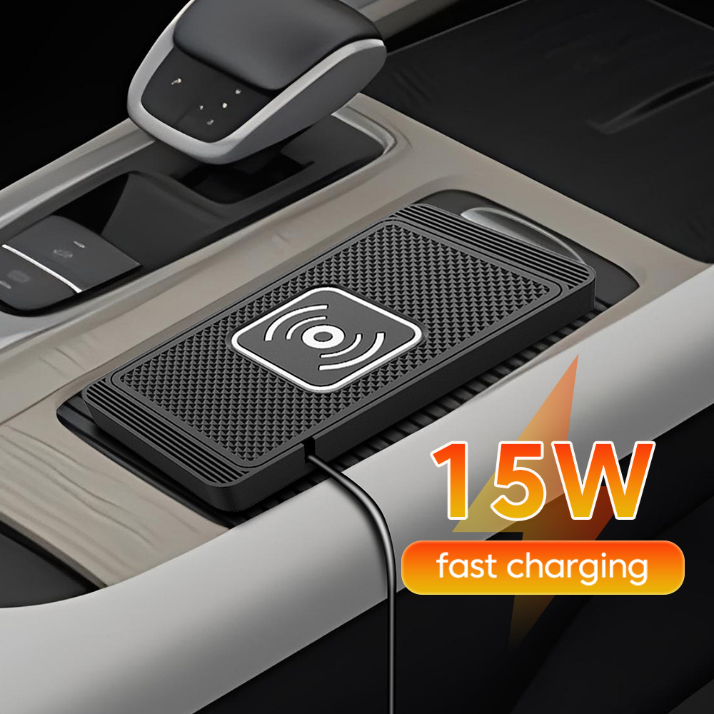 Watch Charger Cable - 15w Wireless Charger Car Anti-skid Pad