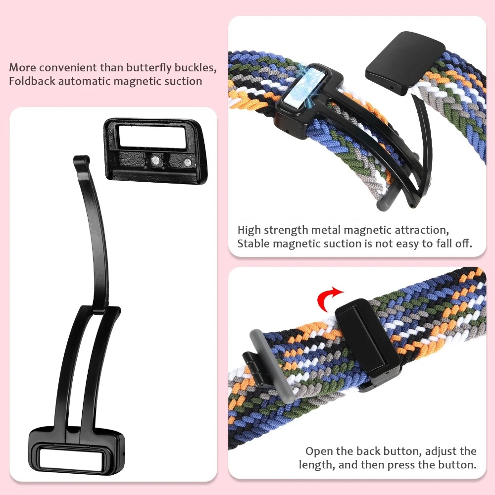 Adjustable Magnetic Braided So - Solo Loop Strap recension och pris