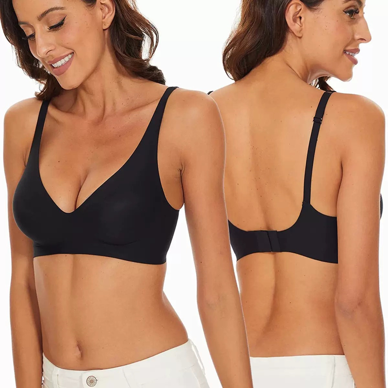 Sexy Seamless Jelly Bra S-4XL  - Rugged Sport Strap recension och pris