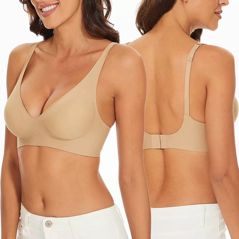 Sexy Seamless Jelly Bra S-4XL  - Rugged Sport Strap recension och pris