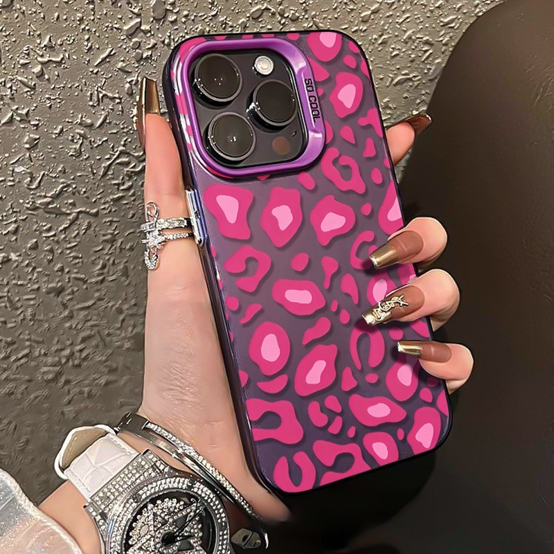 Pink Leopard Print Phone Case  - Samsung Galaxy S25 recension och pris