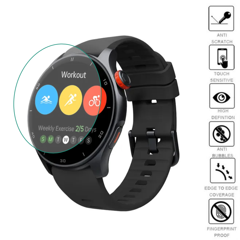 5pcs TPU Soft Smartwatch Clear - Motorola Smartwatch Accessories recension och pris