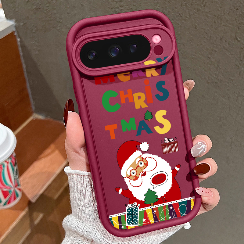 Christmas Santa Claus Pattern  - Google Pixel 8A recension och pris