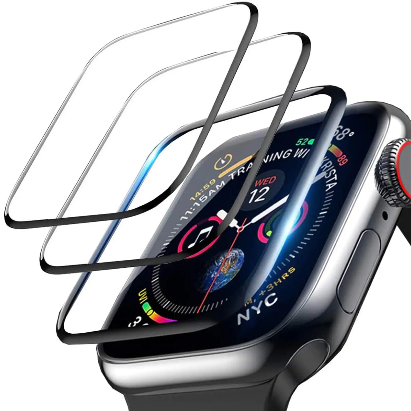 3D Tempered Glass For Apple Wa - Apple Smartwatch Accessories recension och pris