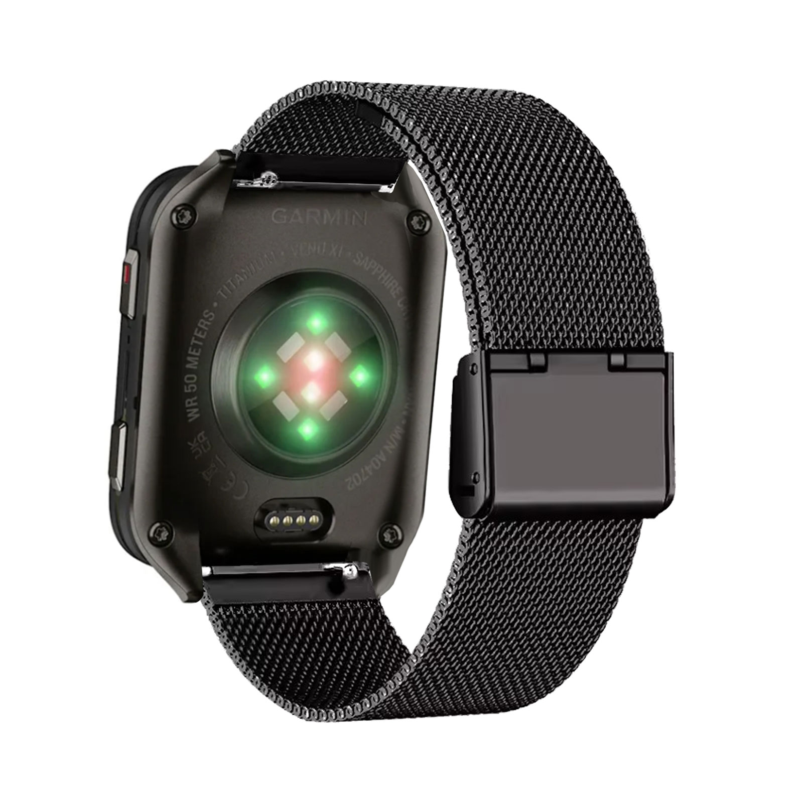 Metal Bands for Garmin Venu X1 - Stainless Mesh Band recension och pris