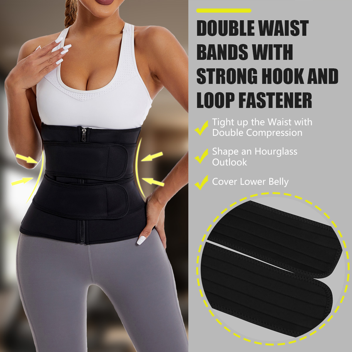 Women Waist Trainer Belt Doubl - Rugged Sport Strap recension och pris