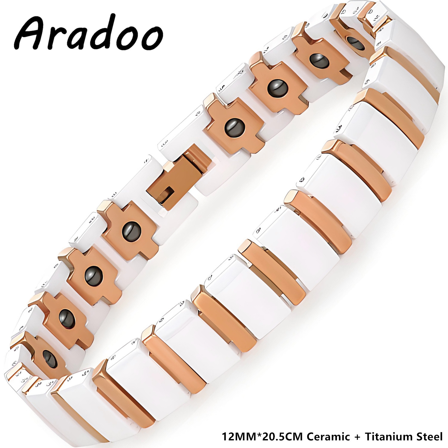 ARADOO Premium Ceramic Bracele - Ceramic Link Bracelet recension och pris