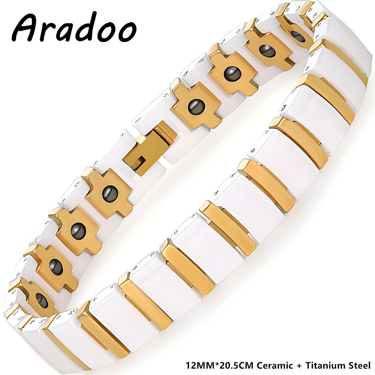 ARADOO Premium Ceramic Bracele - Ceramic Link Bracelet recension och pris