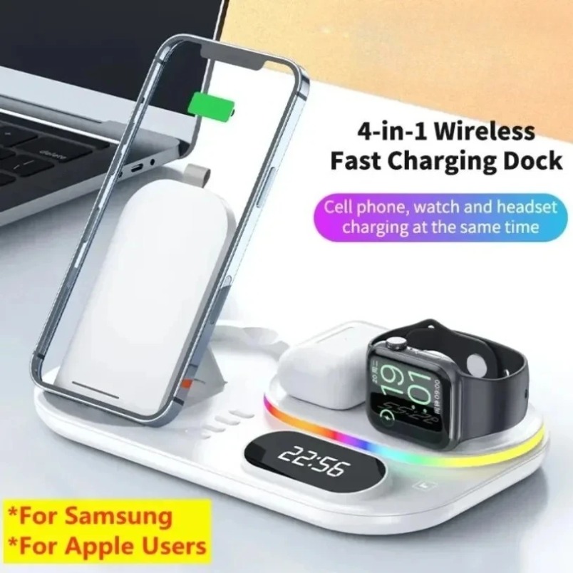 Wireless Phone Charger 15W Qi  - Watch Charger Cable recension och pris