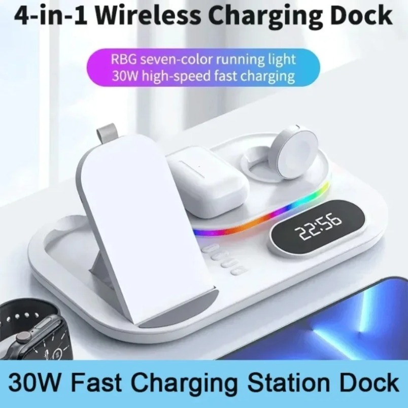 Wireless Phone Charger 15W Qi  - Watch Charger Cable recension och pris