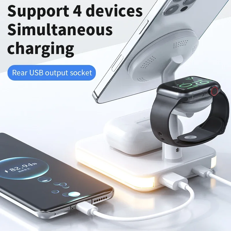 3 in 1 Wireless Magnetic Fast  - Watch Charger Cable recension och pris