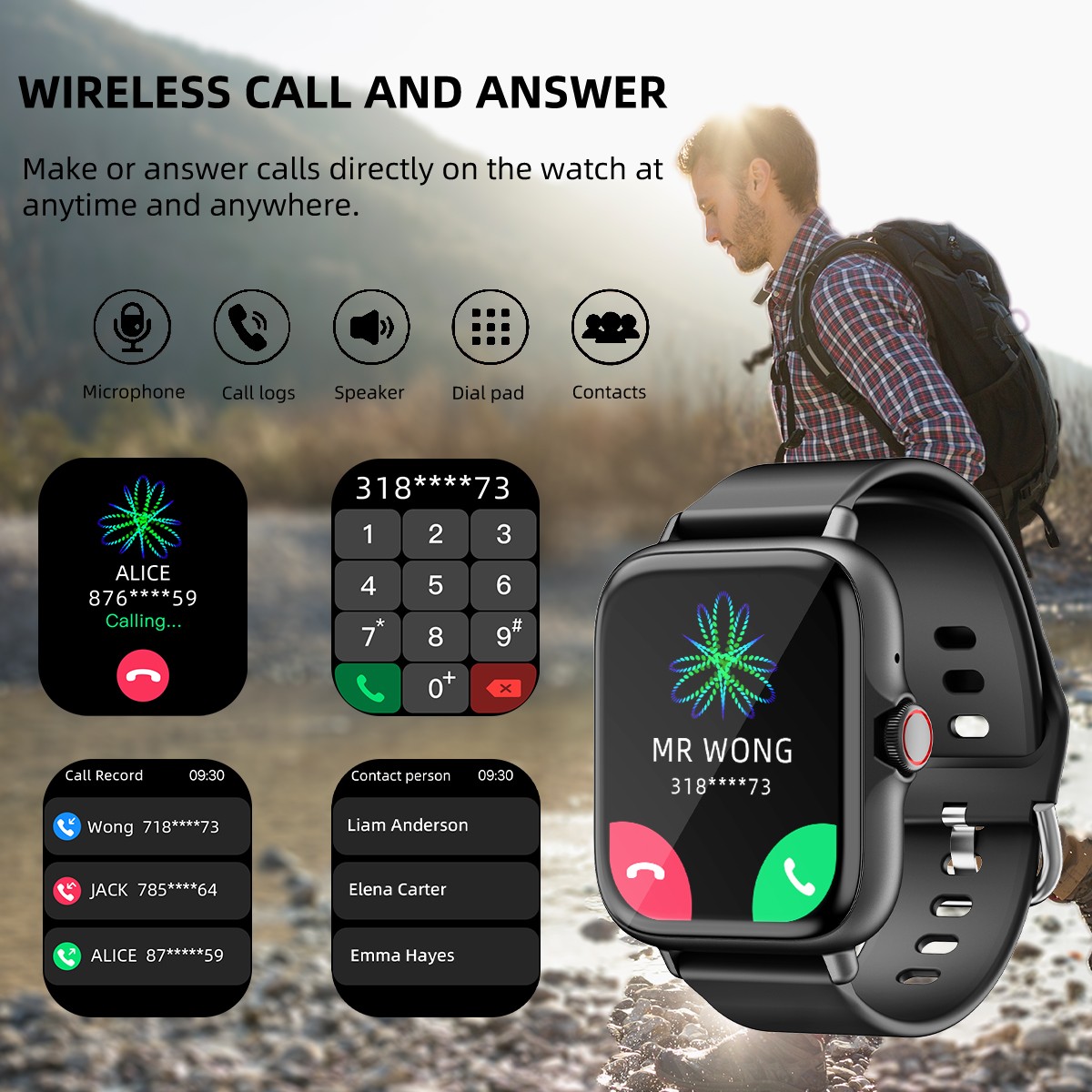 Smartwatch Wireless Call Water - Smartwatch Instagram recension och pris