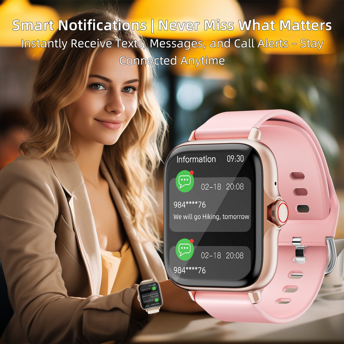 Smartwatch Wireless Call Water - Smartwatch Instagram recension och pris