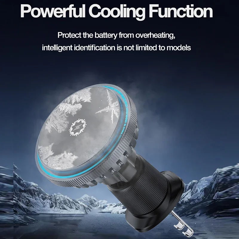 Ice Cooling Magnetic Car Wirel - Watch Charger Cable recension och pris