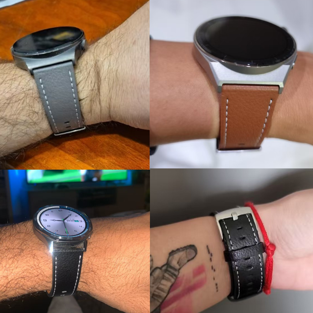 20 22mm Leather Strap for Xiao - Xiaomi Smartwatch S3 Accessories recension och pris